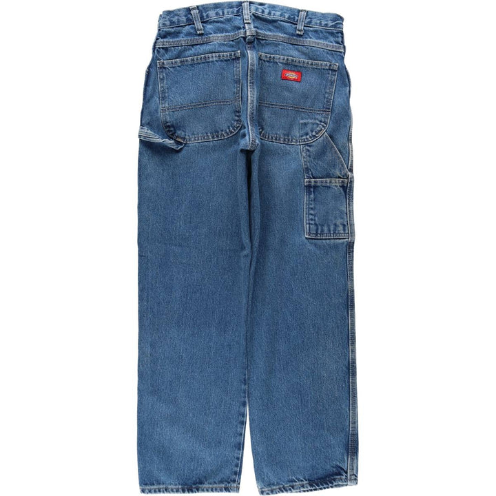 Dickies denim painter pants for men, equivalent to W30 cotton blue type Vintage Second Hand