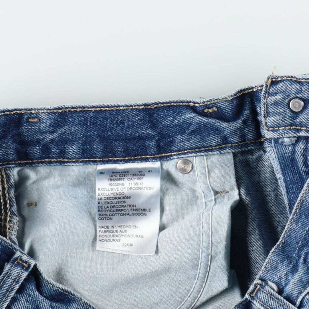 Dickies denim painter pants for men, equivalent to W30 cotton blue type Vintage Second Hand