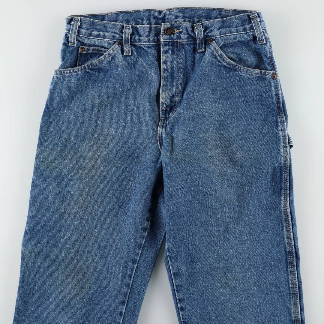 Dickies denim painter pants for men, equivalent to W30 cotton blue type Vintage Second Hand