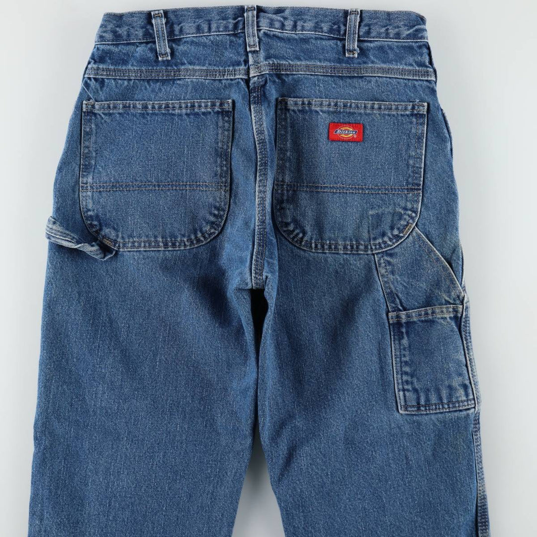 Dickies denim painter pants for men, equivalent to W30 cotton blue type Vintage Second Hand