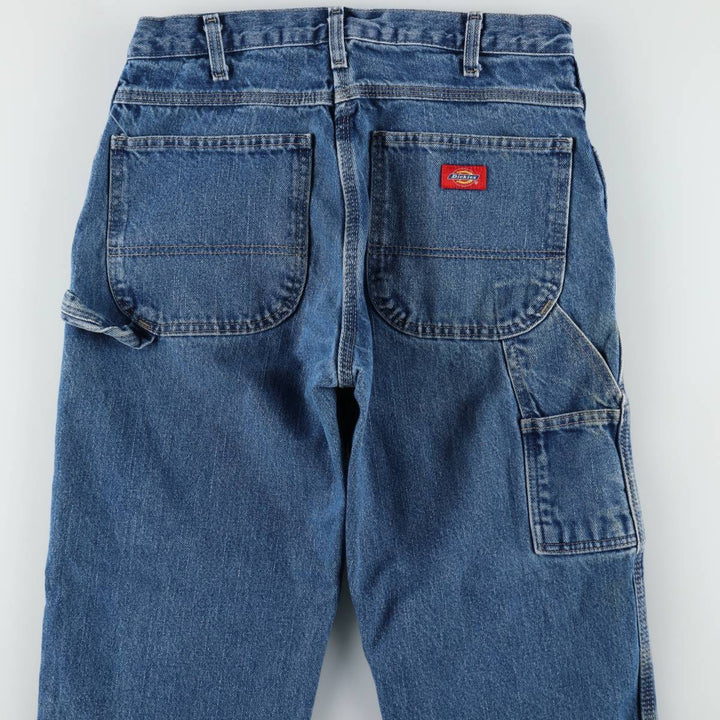 Dickies denim painter pants for men, equivalent to W30 cotton blue type Vintage Second Hand