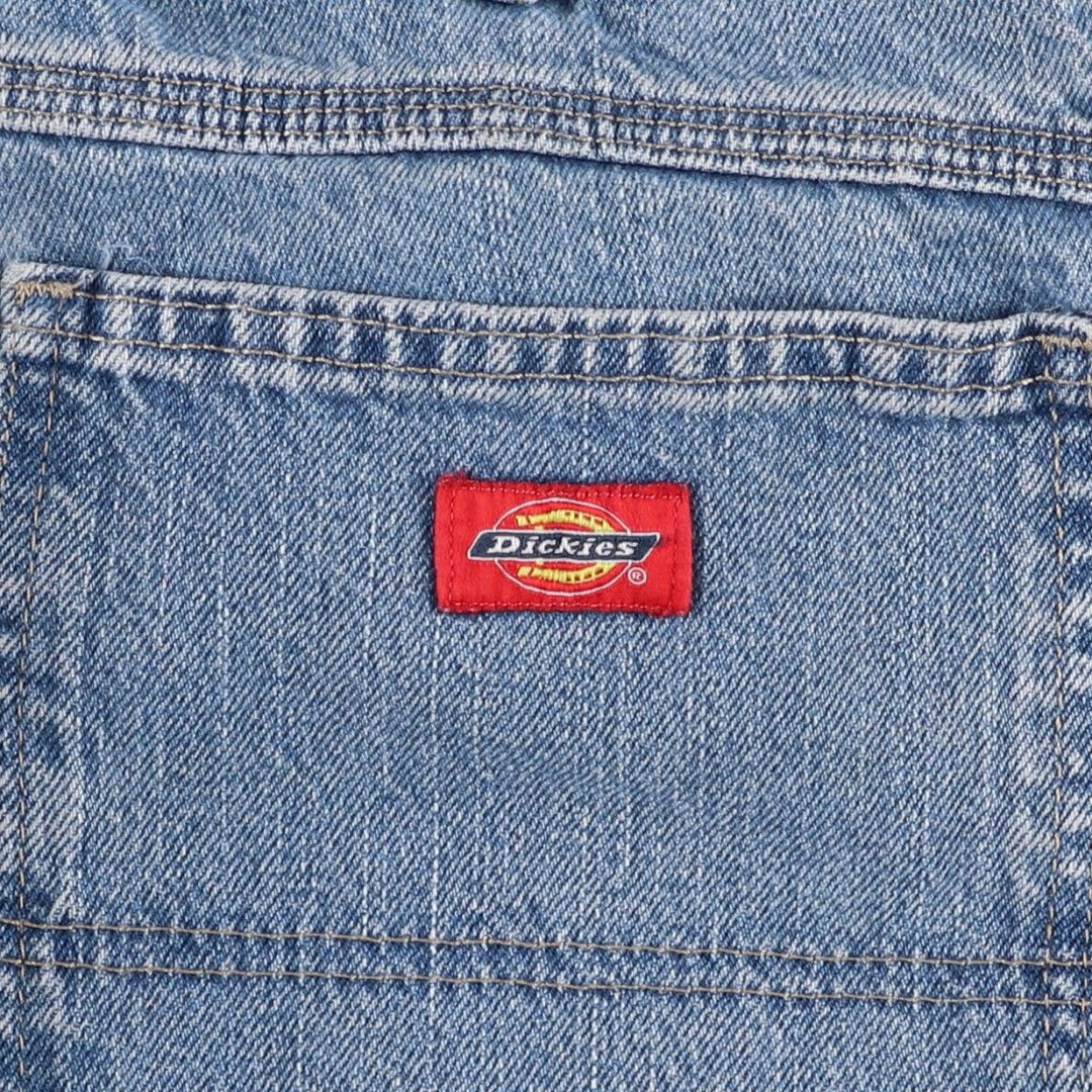 Dickies denim painter pants for men, equivalent to W37 cotton Blue type light blue Vintage Second Hand