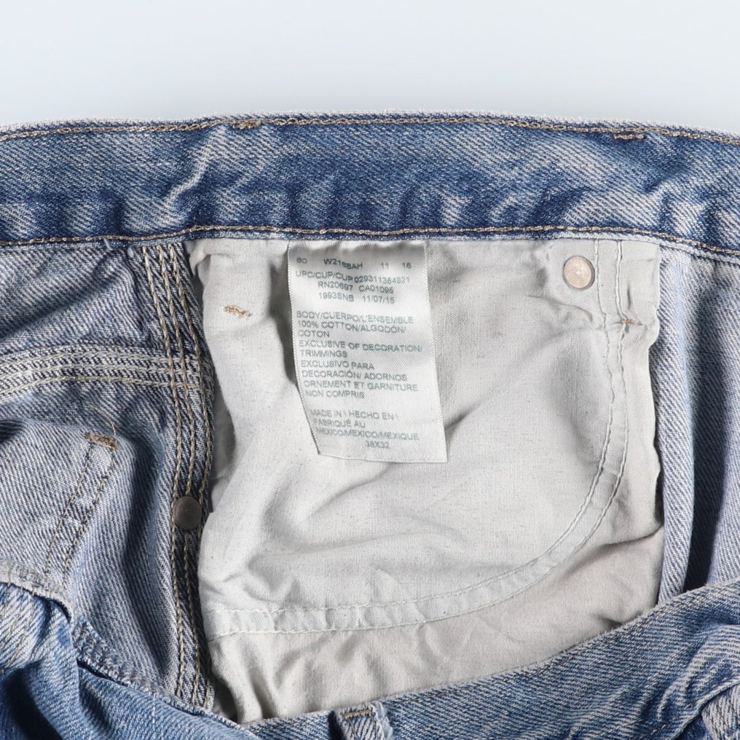 Dickies denim painter pants for men, equivalent to W37 cotton Blue type light blue Vintage Second Hand