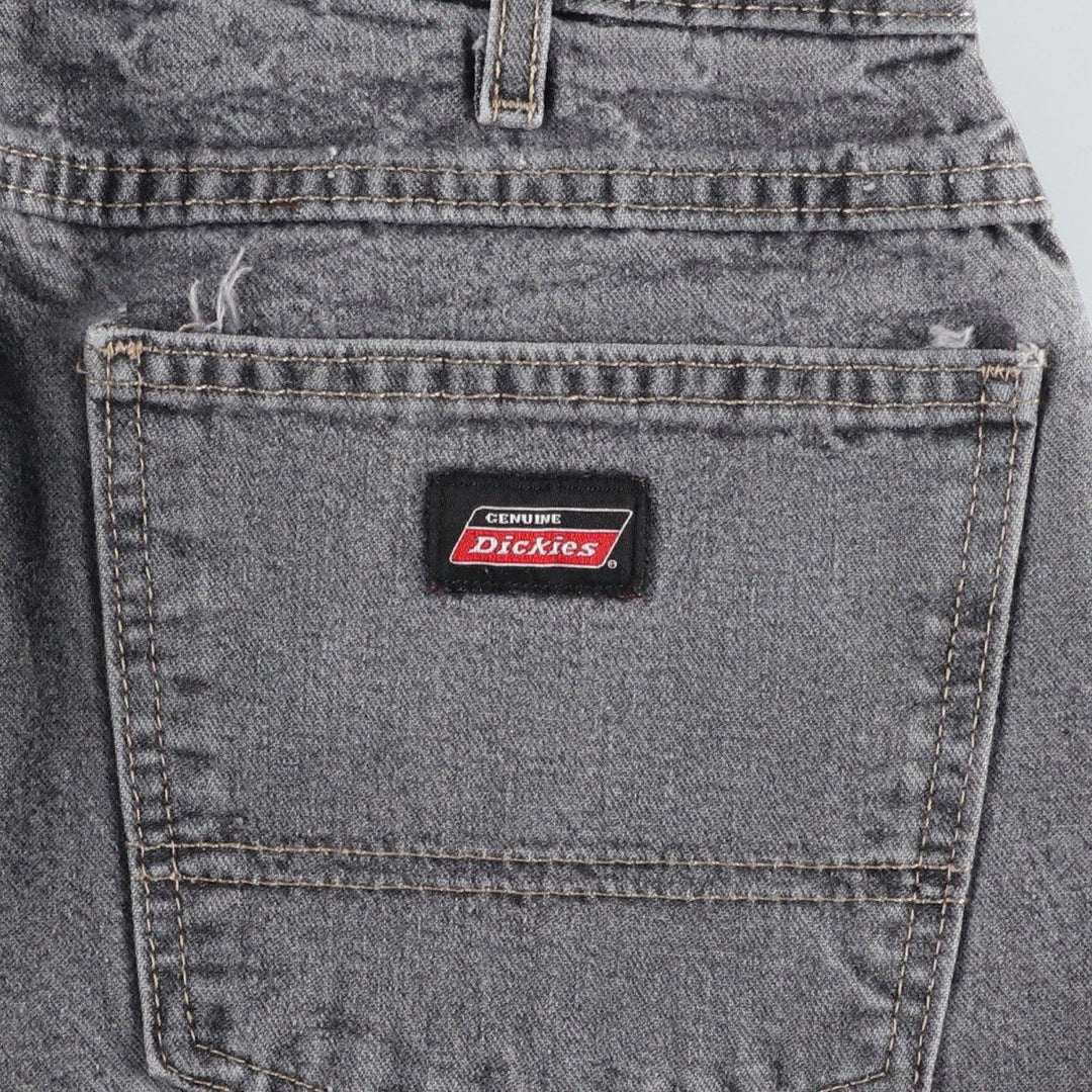 Dickies denim painter pants for men, equivalent to W35 cotton black type Vintage Second Hand