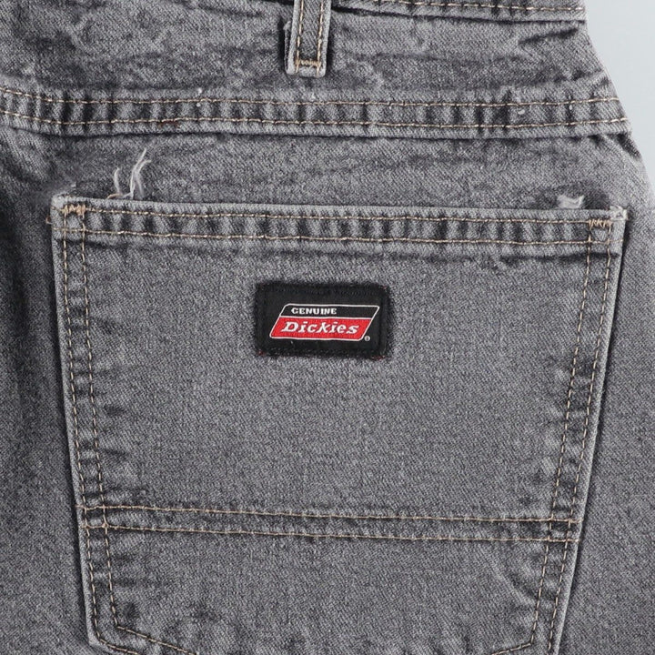 Dickies denim painter pants for men, equivalent to W35 cotton black type Vintage Second Hand