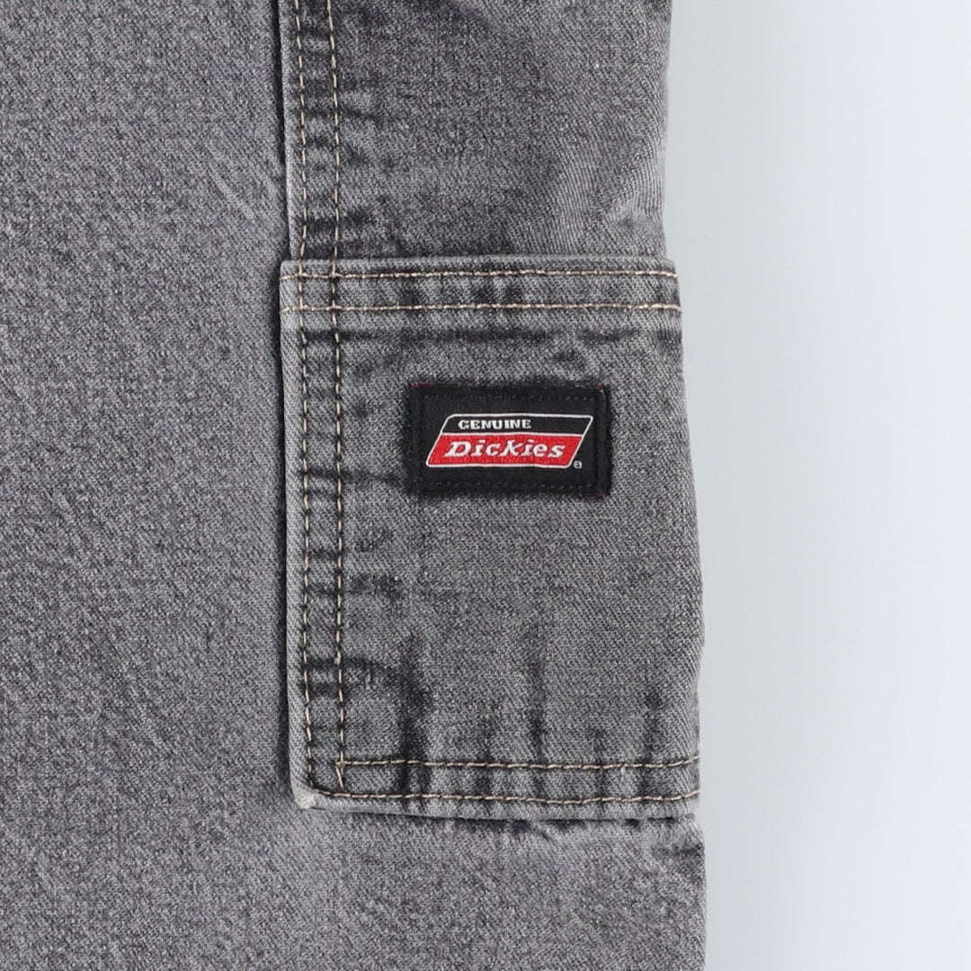 Dickies denim painter pants for men, equivalent to W35 cotton black type Vintage Second Hand