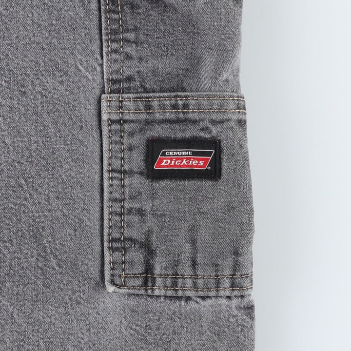 Dickies denim painter pants for men, equivalent to W35 cotton black type Vintage Second Hand