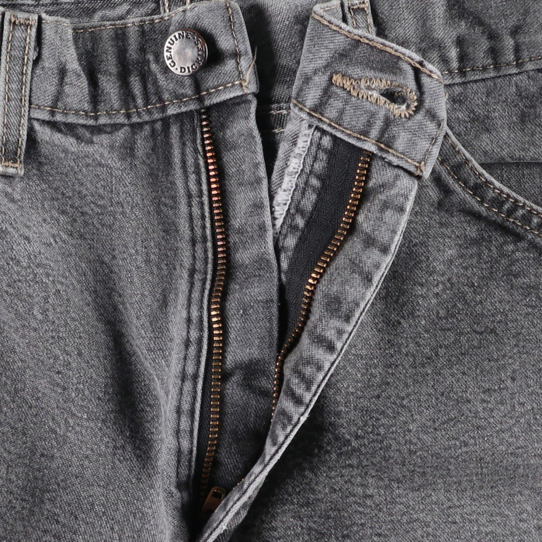Dickies denim painter pants for men, equivalent to W35 cotton black type Vintage Second Hand