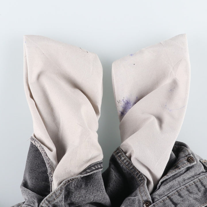 Dickies denim painter pants for men, equivalent to W35 cotton black type Vintage Second Hand