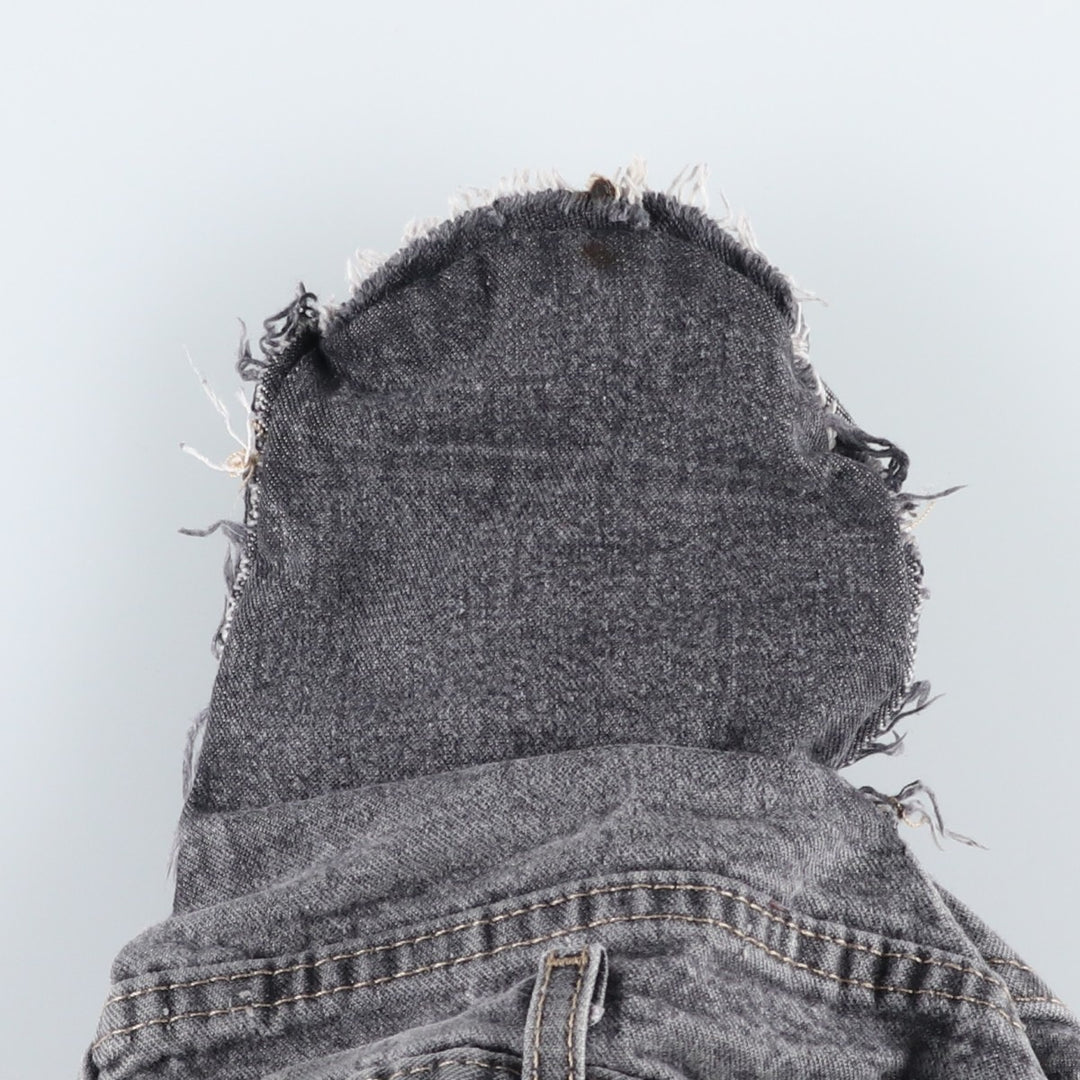 Dickies denim painter pants for men, equivalent to W35 cotton black type Vintage Second Hand