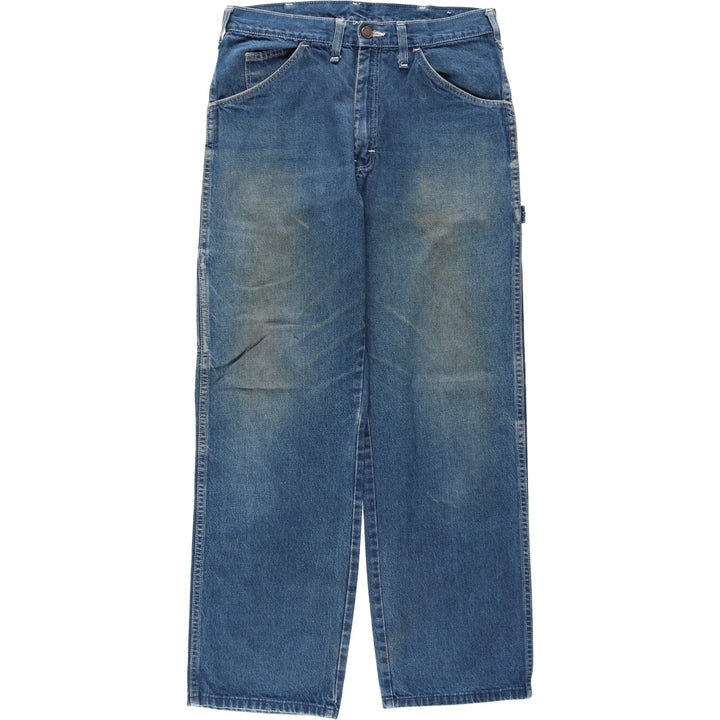 Dickies denim painter pants for men, equivalent to W31 unclear blue type Vintage Second Hand