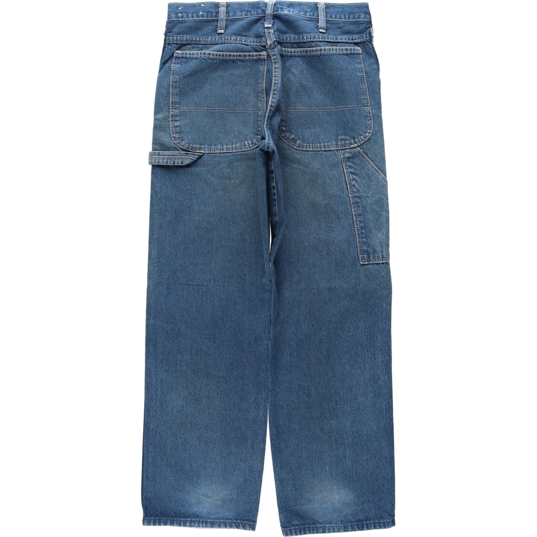 Dickies denim painter pants for men, equivalent to W31 unclear blue type Vintage Second Hand