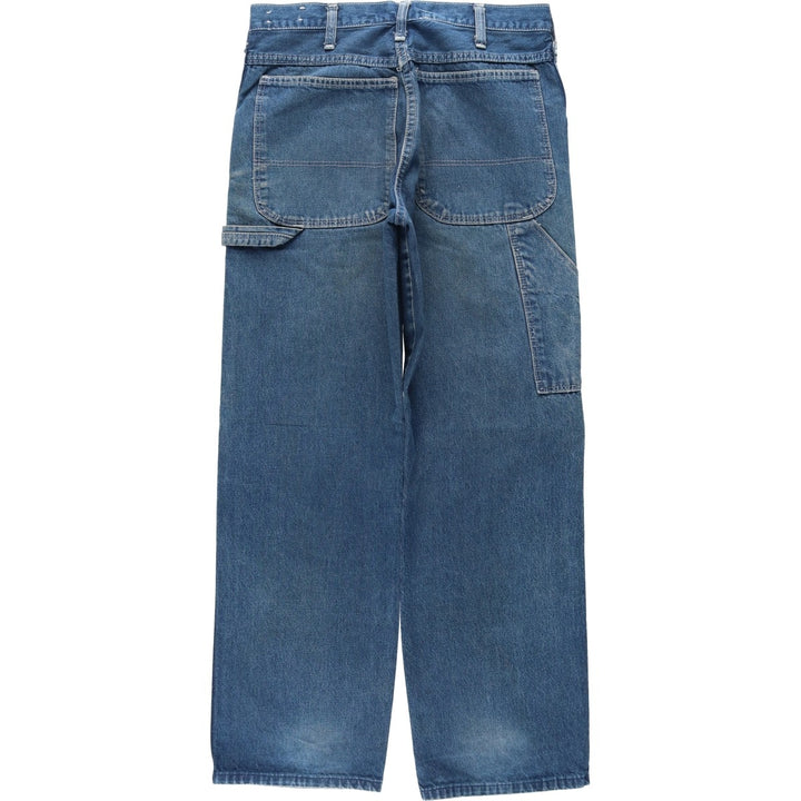 Dickies denim painter pants for men, equivalent to W31 unclear blue type Vintage Second Hand