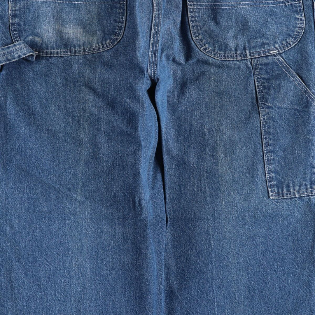 70s-80'S Dickies denim painter pants, men's size W36 (approx.), vintage. cotton blue type Vintage Second Hand