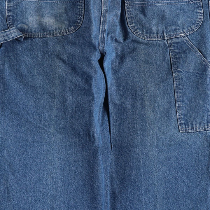 70s-80'S Dickies denim painter pants, men's size W36 (approx.), vintage. cotton blue type Vintage Second Hand