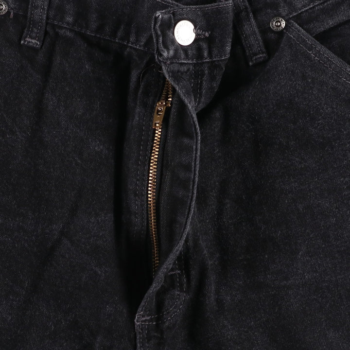 Wrangler HERO denim painter pants, made in USA, men's size W33 (approx.), vintage. cotton black type Vintage Second Hand