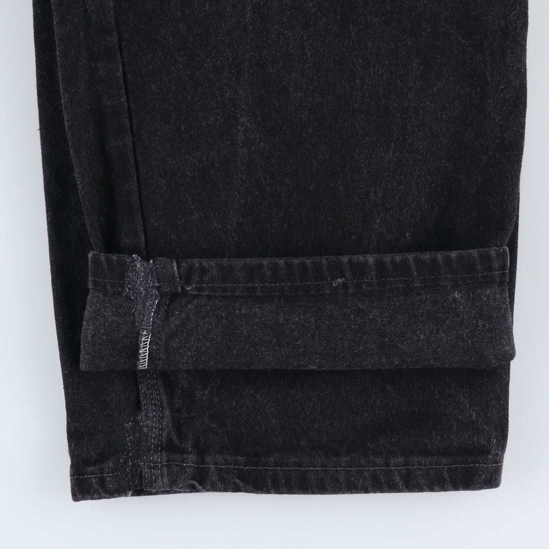 Wrangler HERO denim painter pants, made in USA, men's size W33 (approx.), vintage. cotton black type Vintage Second Hand