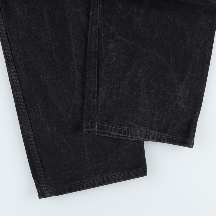 Wrangler HERO denim painter pants, made in USA, men's size W33 (approx.), vintage. cotton black type Vintage Second Hand