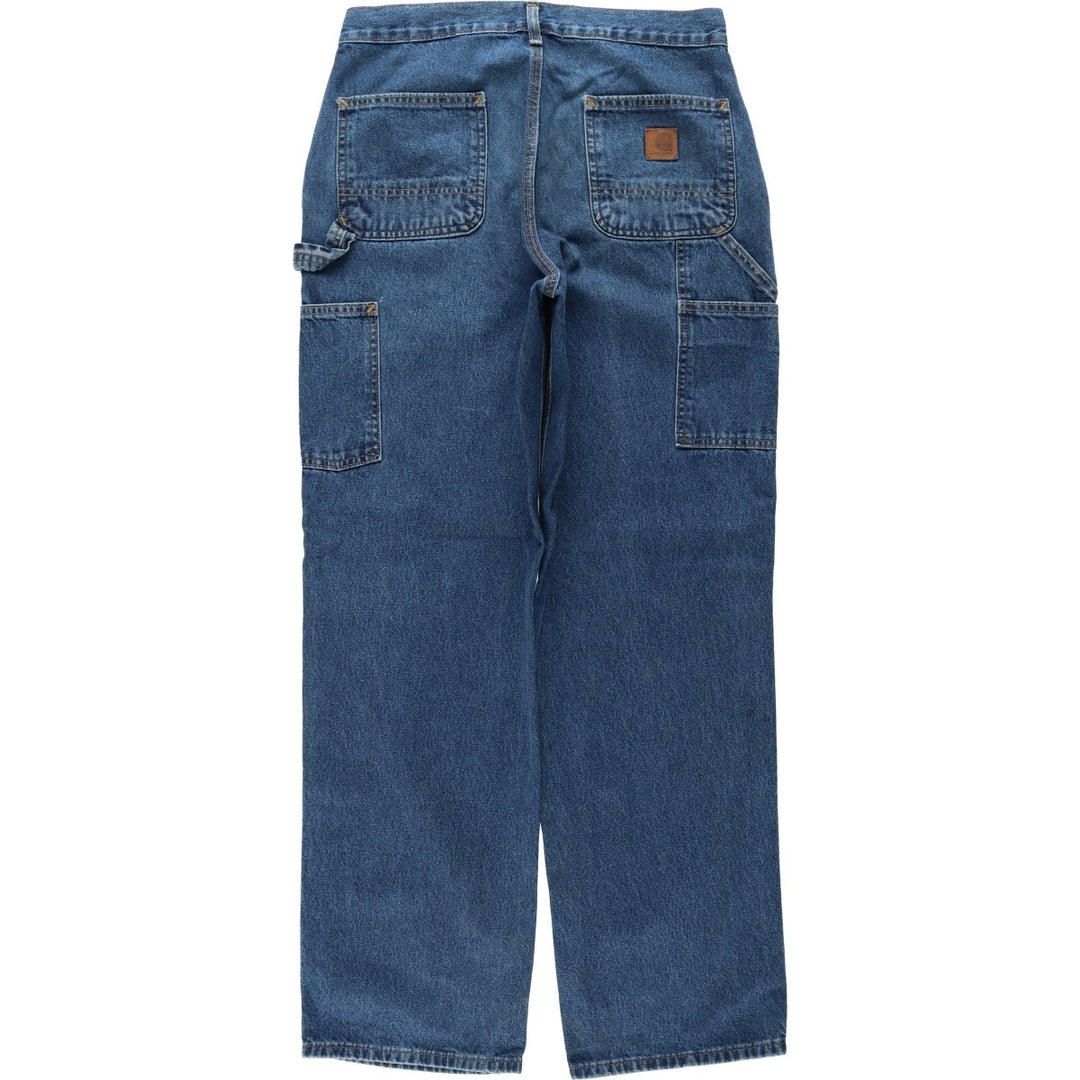 Carhartt Loose Original Fit Denim Painter Pants, Men's, Size W31 cotton blue type Vintage Second Hand