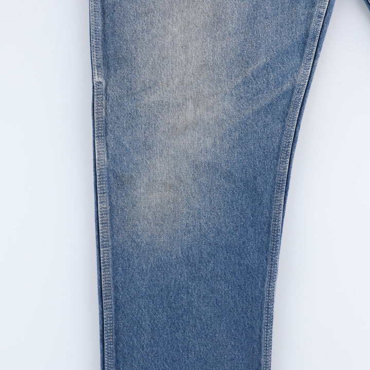 70s-80'S Key denim painter pants, men's size W35 (approx.), vintage. unclear blue type Vintage Second Hand