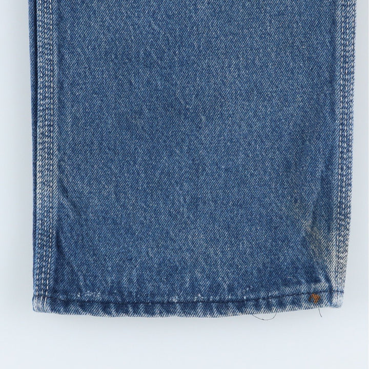 70s-80'S Key denim painter pants, men's size W35 (approx.), vintage. unclear blue type Vintage Second Hand
