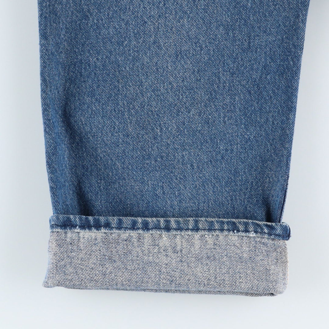 70s-80'S Key denim painter pants, men's size W35 (approx.), vintage. unclear blue type Vintage Second Hand