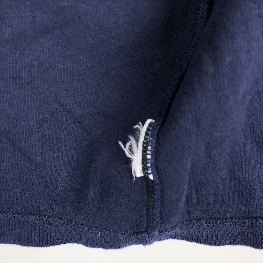 Ralph Lauren POLO RALPH LAUREN Open-front Cotton Knit Vest, Men's Size L (approx.) unclear navy blue type Vintage Second Hand