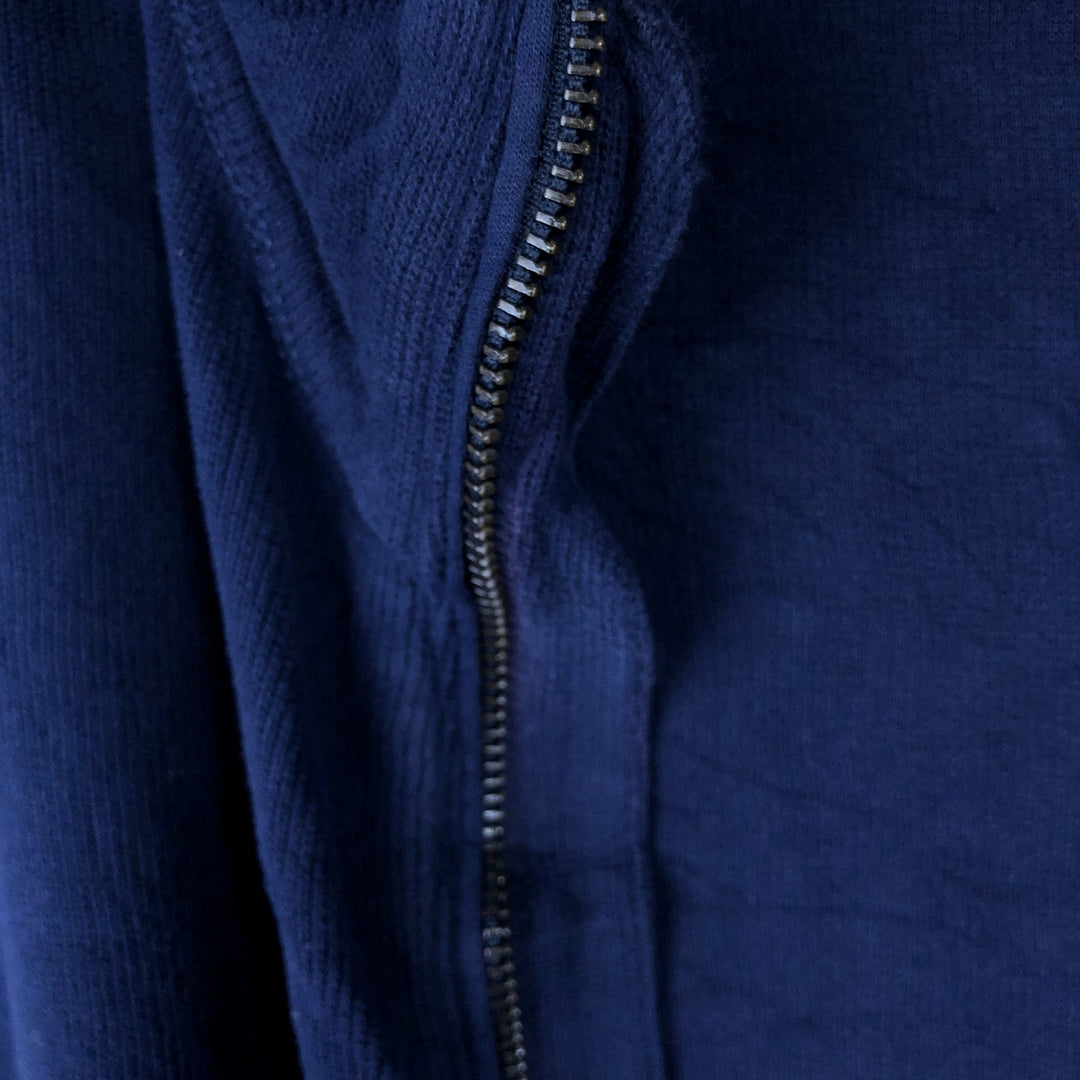Ralph Lauren POLO RALPH LAUREN Open-front Cotton Knit Vest, Men's Size L (approx.) unclear navy blue type Vintage Second Hand