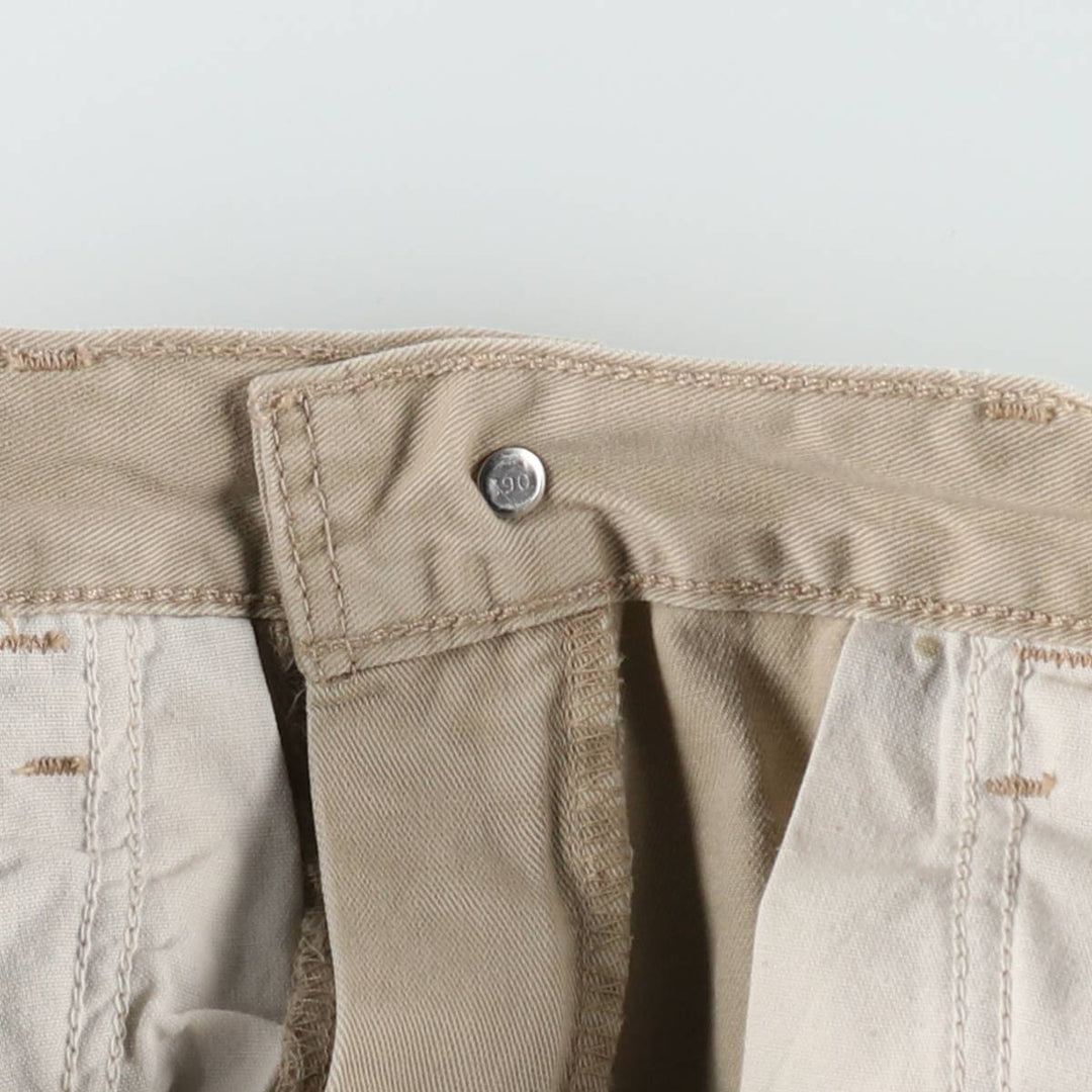 1990'S Levi's Silver Tab Khakis Chino Pants, W29 L32 (Men's equivalent to W29), Vintage. cotton Beige type Vintage Second Hand