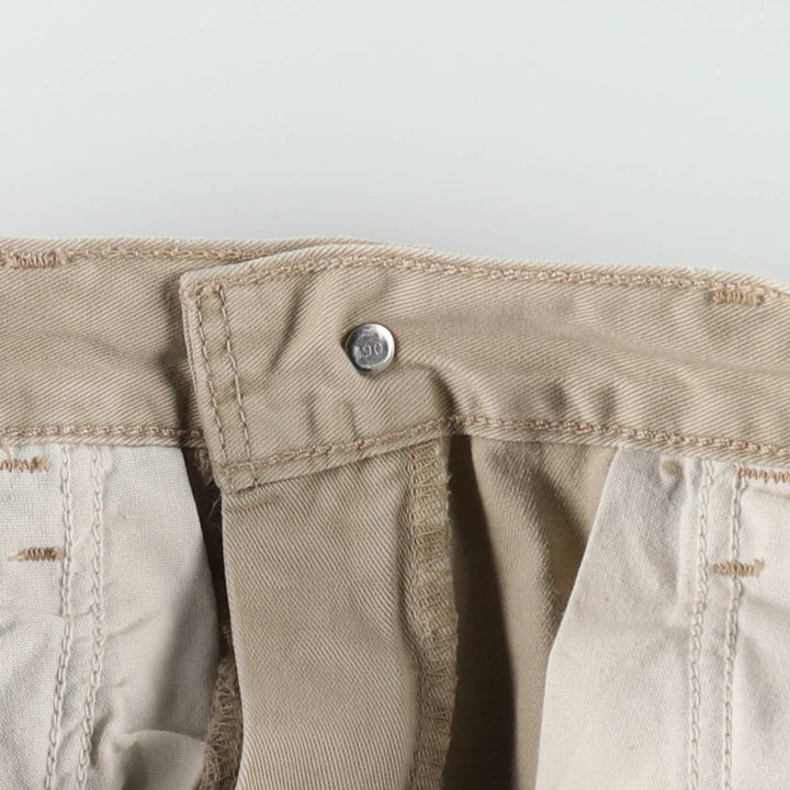1990'S Levi's Silver Tab Khakis Chino Pants, W29 L32 (Men's equivalent to W29), Vintage. cotton Beige type Vintage Second Hand