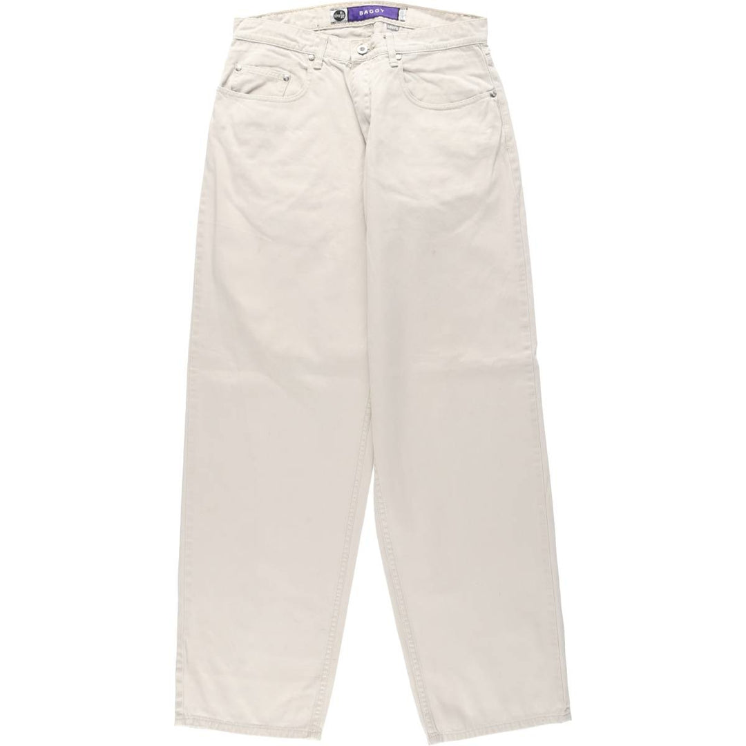 Levi's SILVER TAB BAGGY Chino Pants, Men's W32 (approx.) cotton Beige type Vintage Second Hand