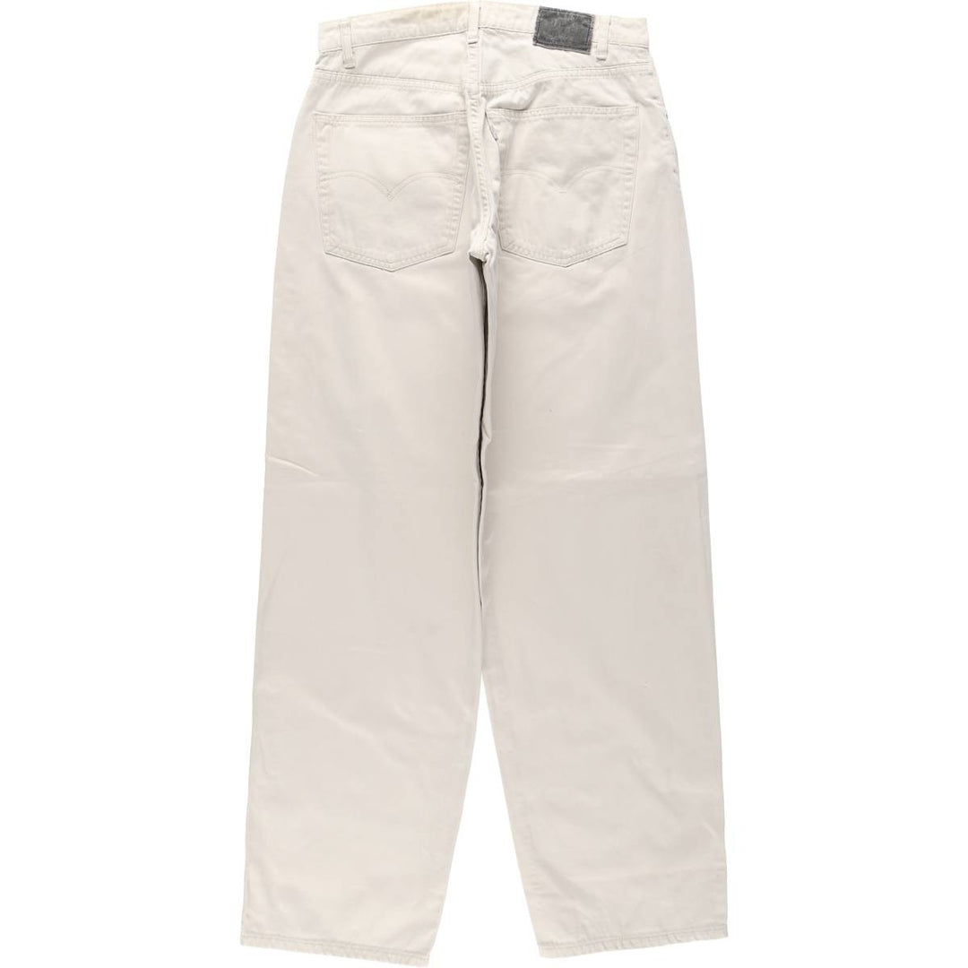 Levi's SILVER TAB BAGGY Chino Pants, Men's W32 (approx.) cotton Beige type Vintage Second Hand