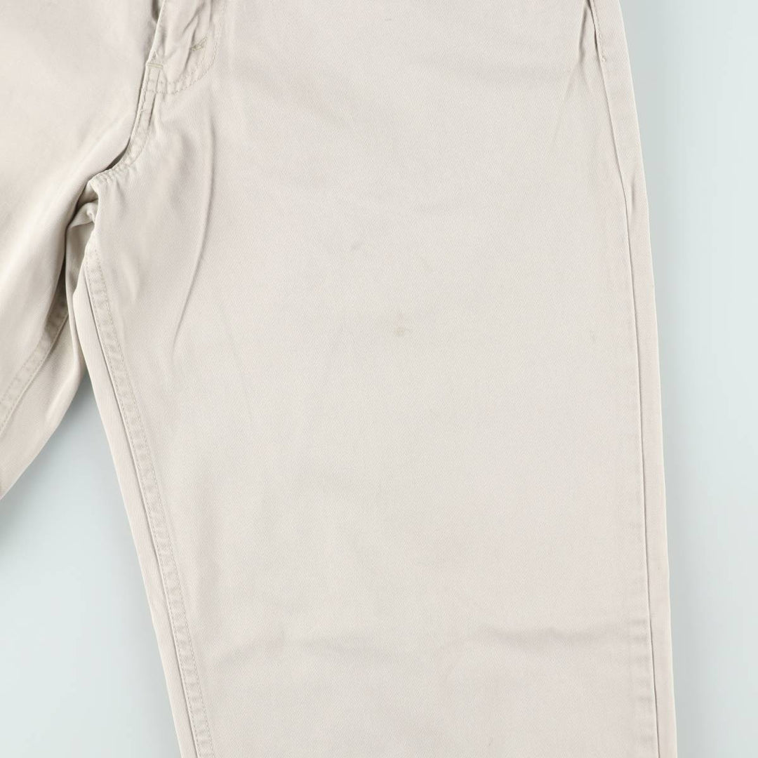 Levi's SILVER TAB BAGGY Chino Pants, Men's W32 (approx.) cotton Beige type Vintage Second Hand