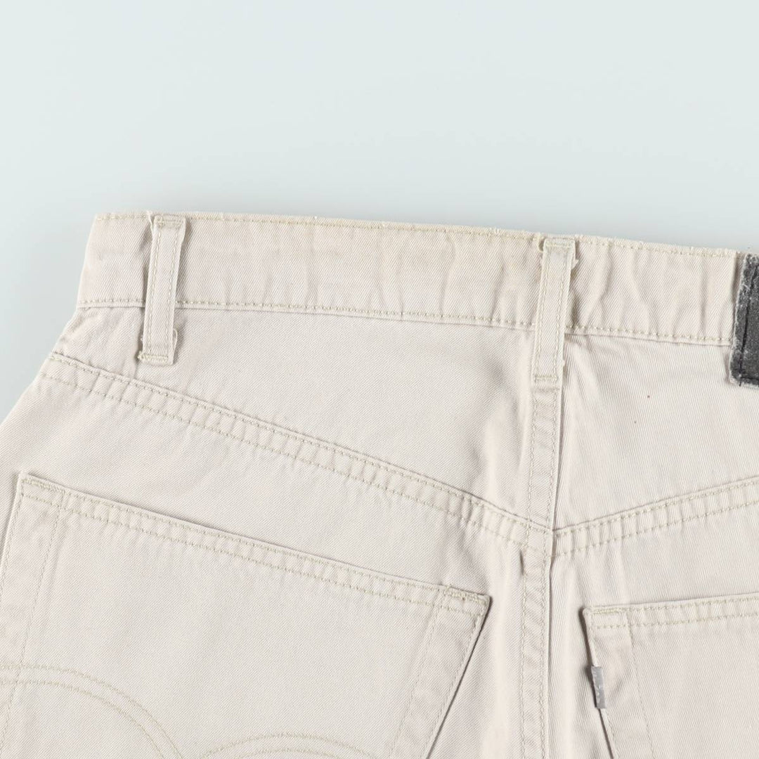 Levi's SILVER TAB BAGGY Chino Pants, Men's W32 (approx.) cotton Beige type Vintage Second Hand