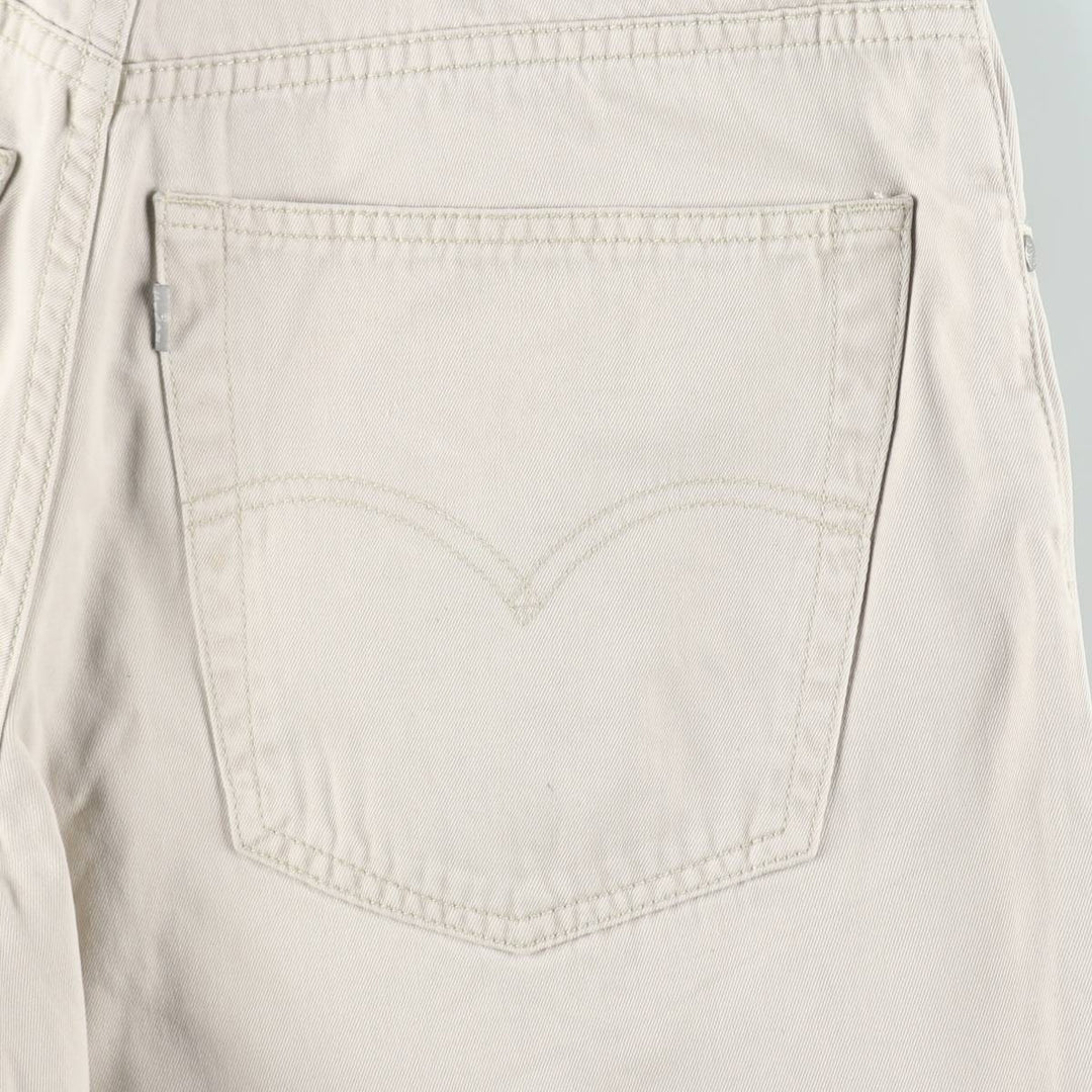 Levi's SILVER TAB BAGGY Chino Pants, Men's W32 (approx.) cotton Beige type Vintage Second Hand