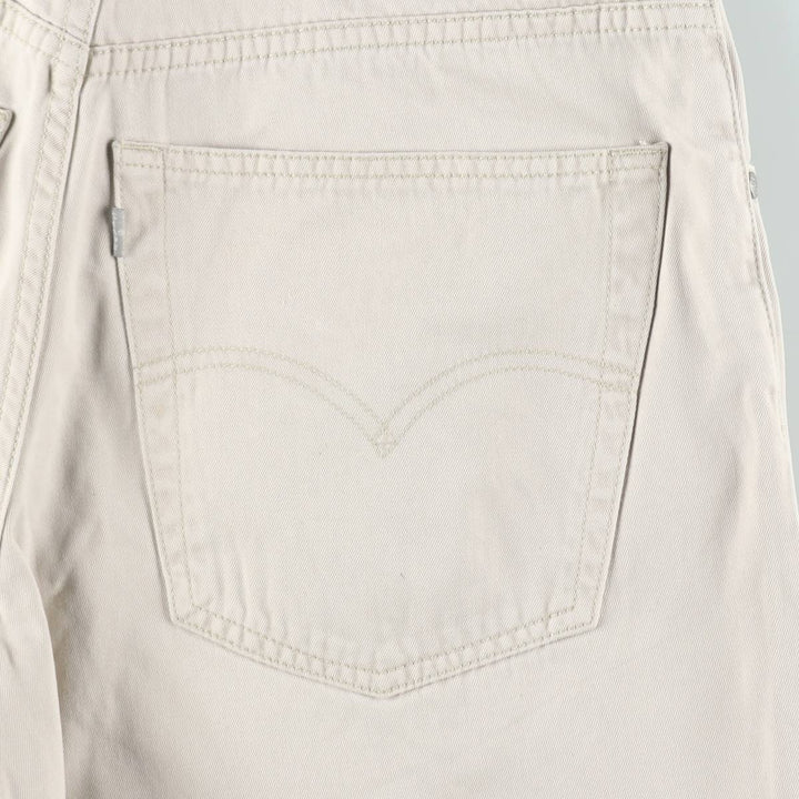 Levi's SILVER TAB BAGGY Chino Pants, Men's W32 (approx.) cotton Beige type Vintage Second Hand