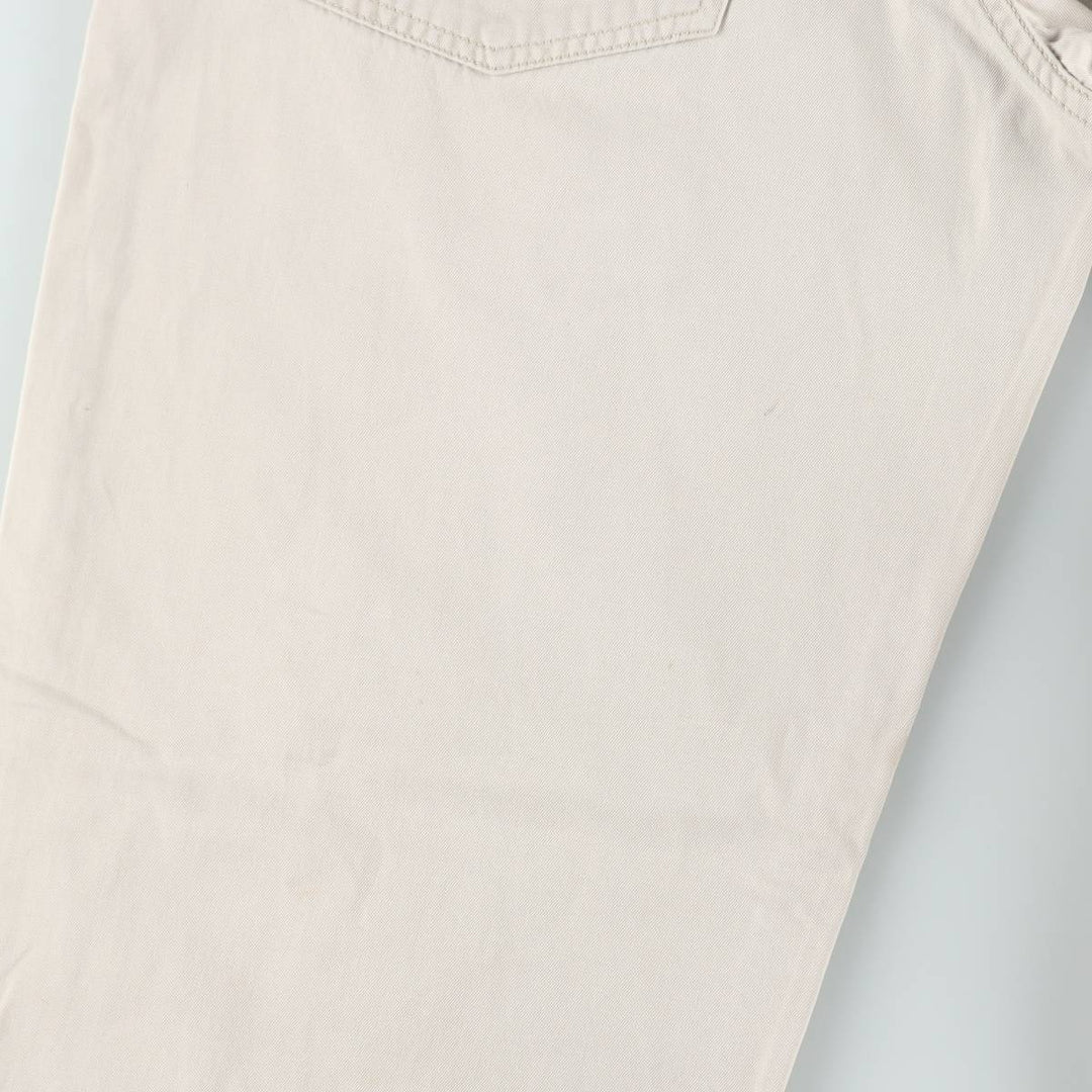 Levi's SILVER TAB BAGGY Chino Pants, Men's W32 (approx.) cotton Beige type Vintage Second Hand