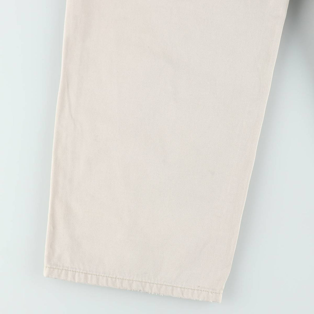 Levi's SILVER TAB BAGGY Chino Pants, Men's W32 (approx.) cotton Beige type Vintage Second Hand