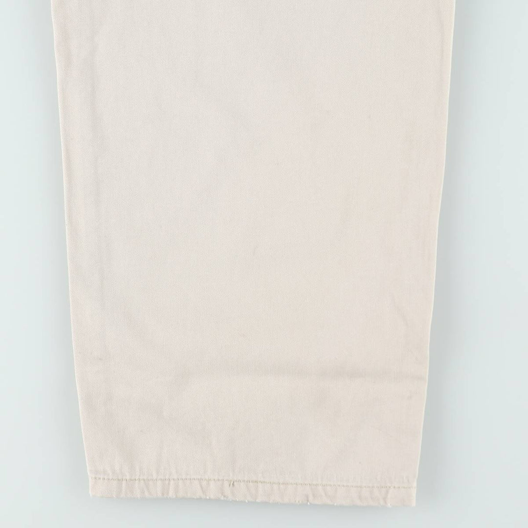 Levi's SILVER TAB BAGGY Chino Pants, Men's W32 (approx.) cotton Beige type Vintage Second Hand