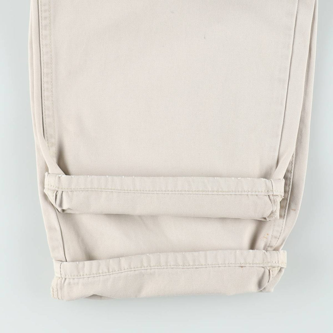 Levi's SILVER TAB BAGGY Chino Pants, Men's W32 (approx.) cotton Beige type Vintage Second Hand