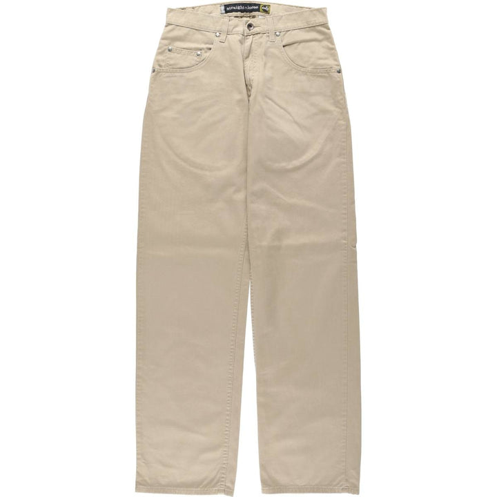 1990'S Levi's SILVER TAB Straight Loose Chino Pants, Men's W30 (approx.), Vintage cotton Beige type Vintage Second Hand