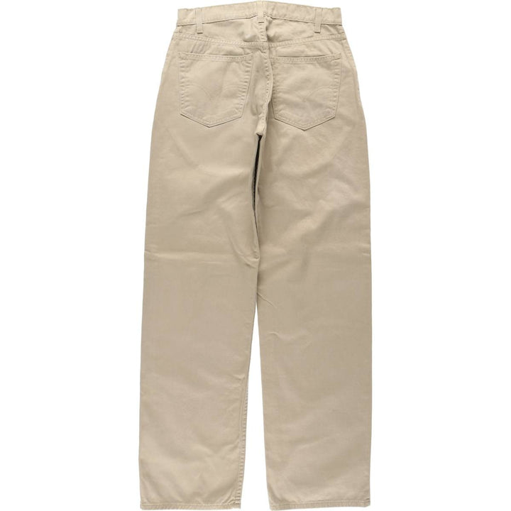 1990'S Levi's SILVER TAB Straight Loose Chino Pants, Men's W30 (approx.), Vintage cotton Beige type Vintage Second Hand
