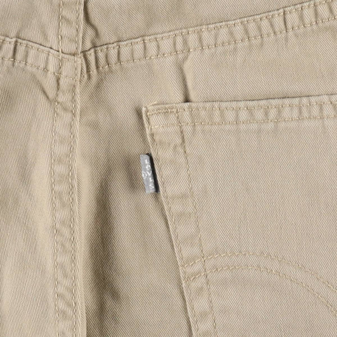 1990'S Levi's SILVER TAB Straight Loose Chino Pants, Men's W30 (approx.), Vintage cotton Beige type Vintage Second Hand