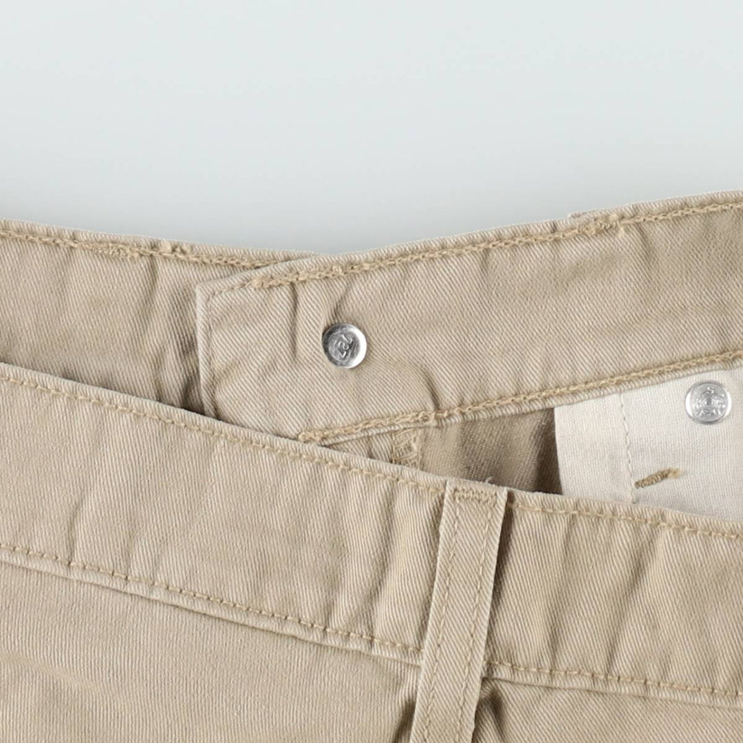1990'S Levi's SILVER TAB Straight Loose Chino Pants, Men's W30 (approx.), Vintage cotton Beige type Vintage Second Hand