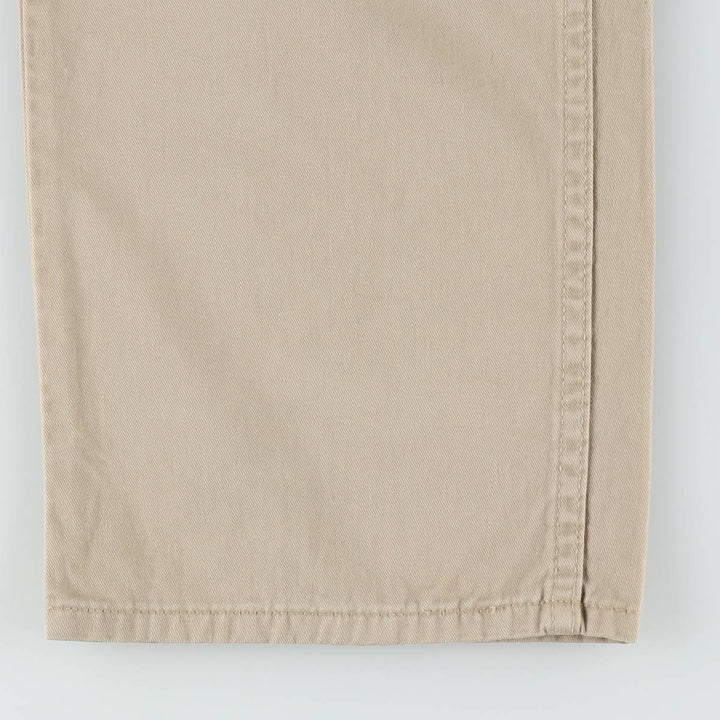 1990'S Levi's SILVER TAB Straight Loose Chino Pants, Men's W30 (approx.), Vintage cotton Beige type Vintage Second Hand