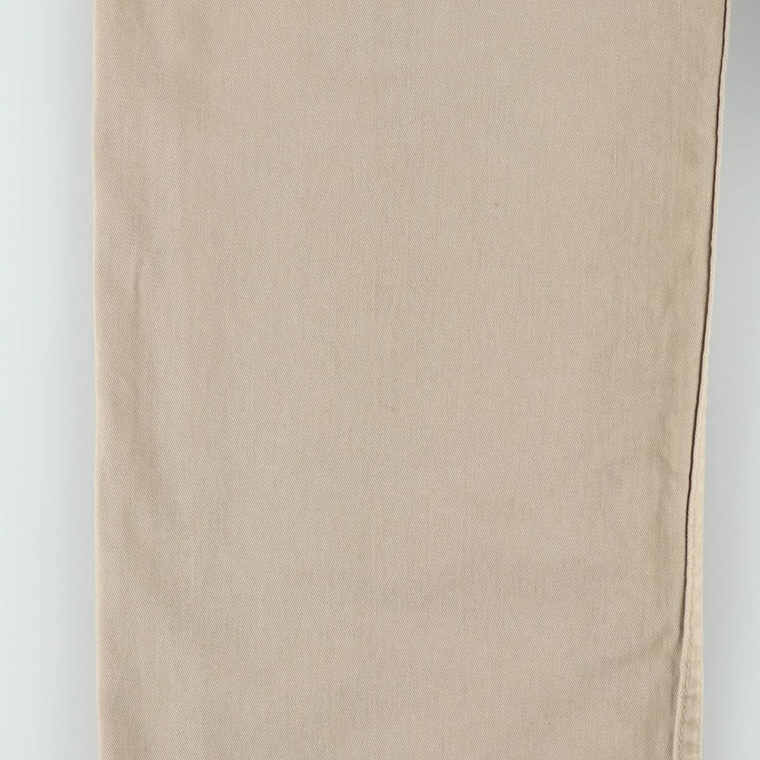 1990'S Levi's SILVER TAB Straight Loose Chino Pants, Men's W30 (approx.), Vintage cotton Beige type Vintage Second Hand