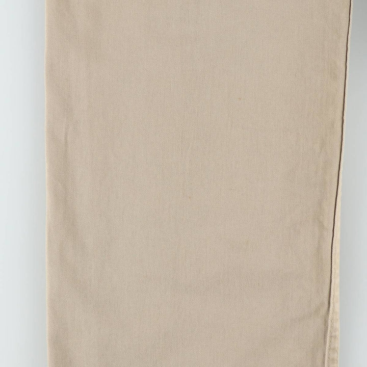 1990'S Levi's SILVER TAB Straight Loose Chino Pants, Men's W30 (approx.), Vintage cotton Beige type Vintage Second Hand
