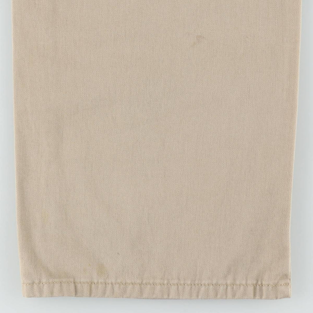 1990'S Levi's SILVER TAB Straight Loose Chino Pants, Men's W30 (approx.), Vintage cotton Beige type Vintage Second Hand