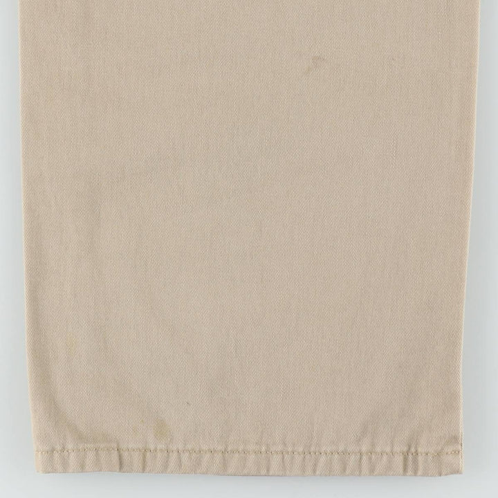 1990'S Levi's SILVER TAB Straight Loose Chino Pants, Men's W30 (approx.), Vintage cotton Beige type Vintage Second Hand