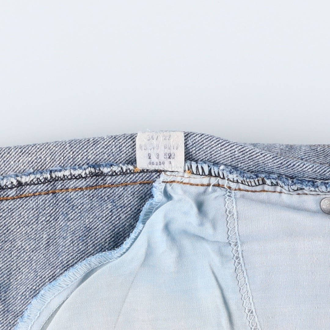 Levi's Tapered Denim Pants, Men's Size W33 (approx.), Vintage unclear blue type Vintage Second Hand